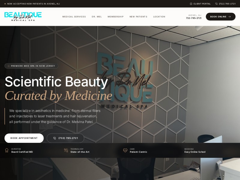 Preview for Medical Spa Landing Page Template