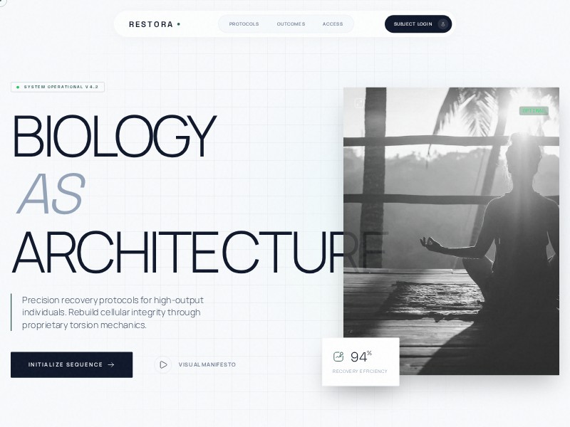 Preview for Bio-Optimization Lab Landing Page Template