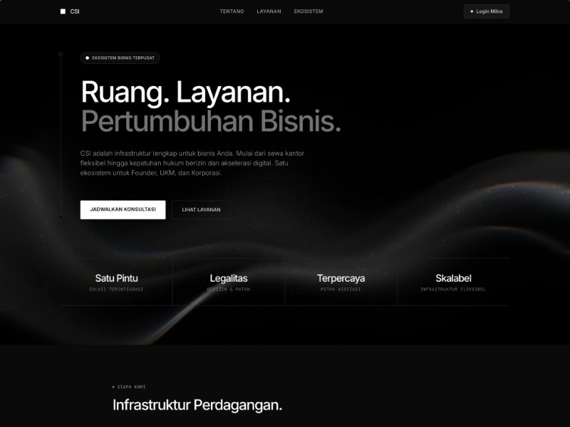 Preview for Business Ecosystem Landing Page Template