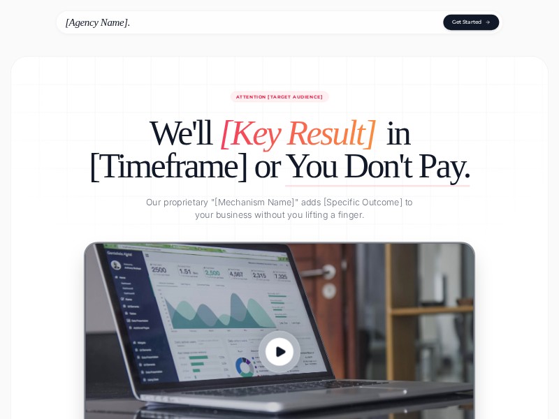Preview for Growth Agency Landing Page Template