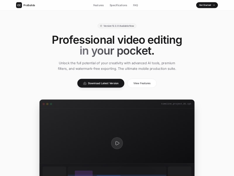 Preview for Capcut pro 