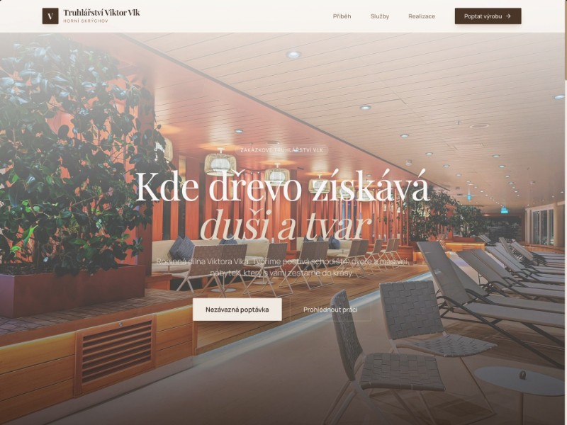 Preview for Woodworking Services Landing Page Template