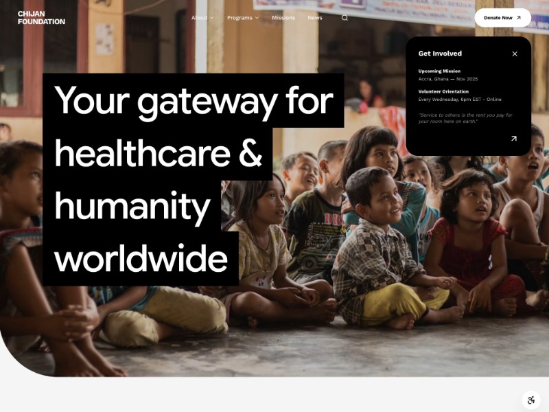 Preview for Charitable Foundation Landing Page Template