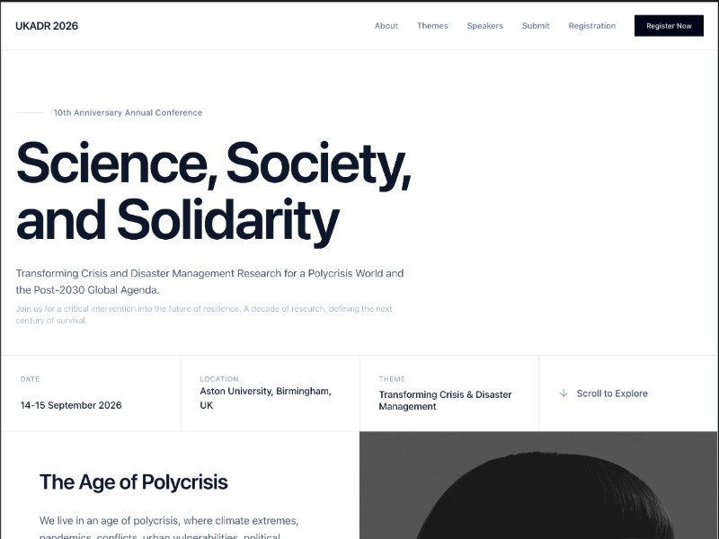 Preview for Conference Landing Page Template