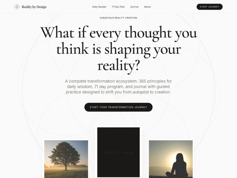 Preview for Conscious Coaching Product Landing Page Template