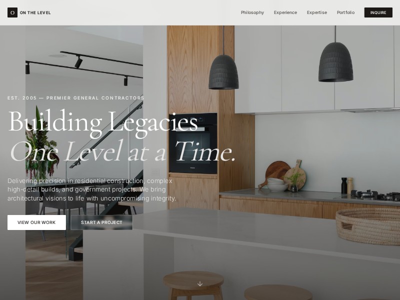 Preview for Construction Services Landing Page Template