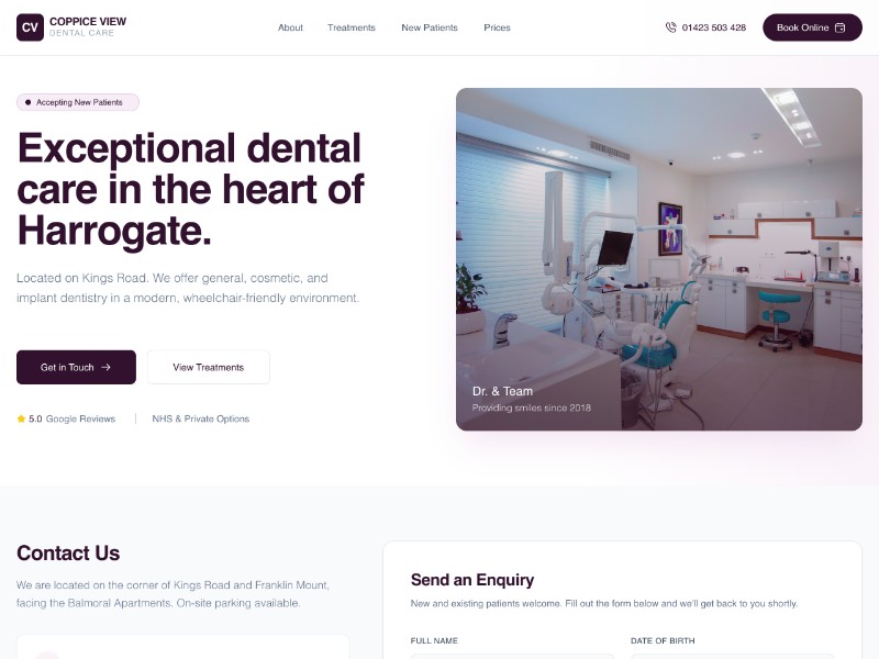 Preview for Coppice View Dental Demo