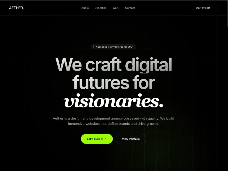 Preview for Creative Agency Landing Page Template
