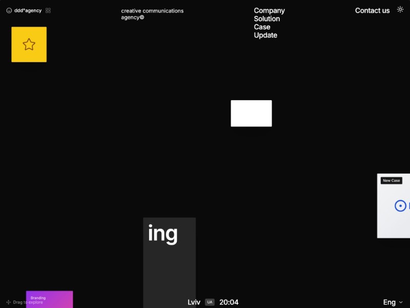 Preview for Creative Agency Landing Page Template