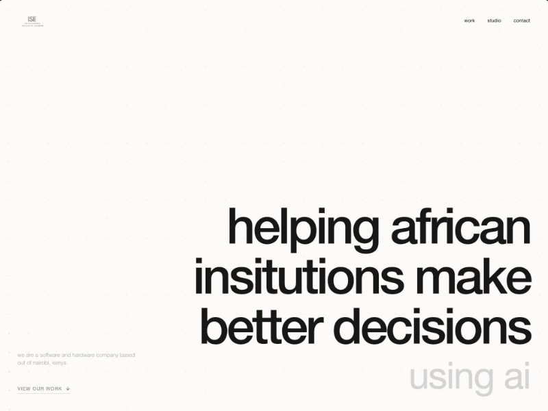 Preview for Creative Studio Portfolio Website Template