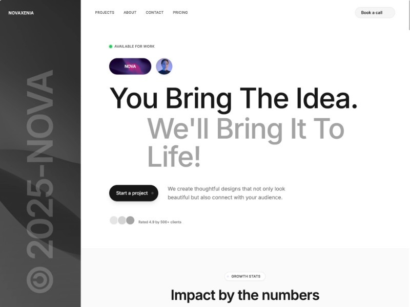 Preview for AI Creative Services Landing Page Template