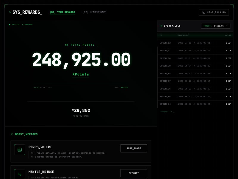 Preview for Crypto Rewards Dashboard UI Template