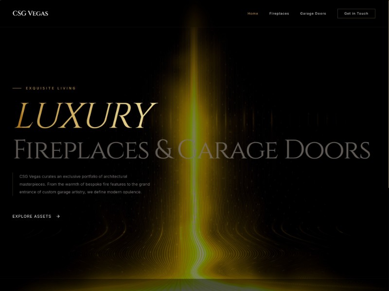 Preview for Luxury Real Estate Portfolio Landing Page Template