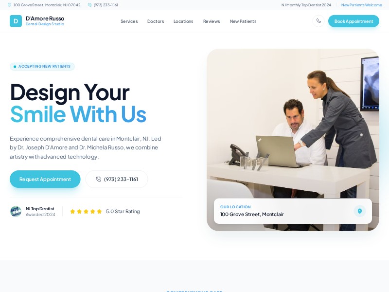 Preview for Dental Practice Landing Page Template