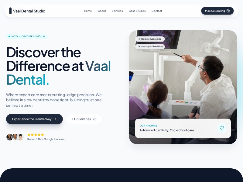 Preview for Dental Clinic Landing Page Template