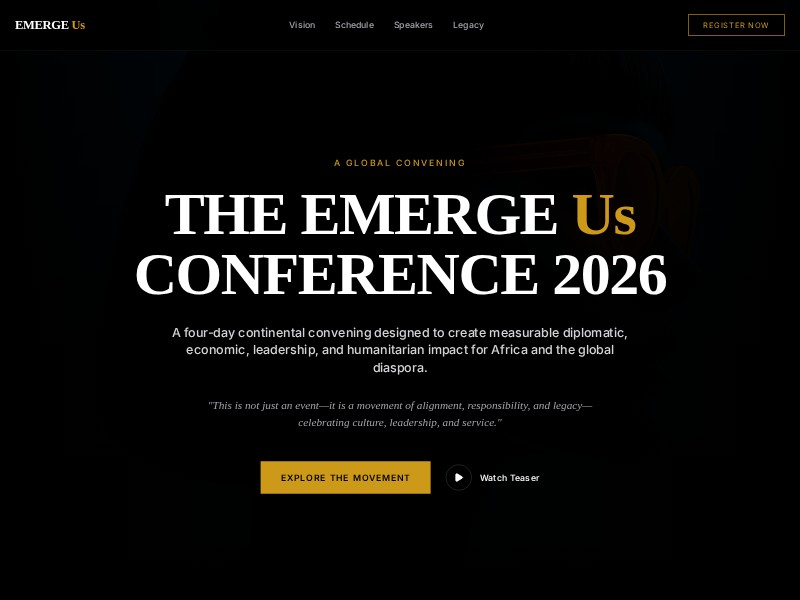 Preview for Emerge Us Conference Landing Page Template