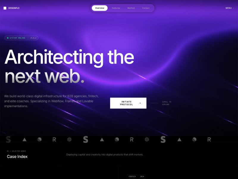 Preview for Design Agency Landing Page Template