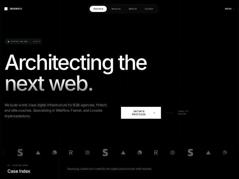 Preview for Design Agency Landing Page Template