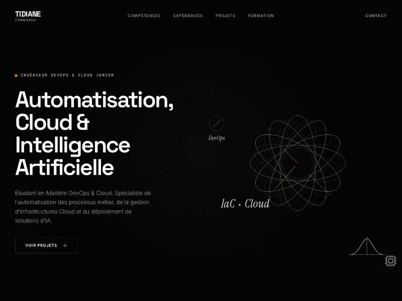 Preview for DevOps & Cloud Portfolio Template