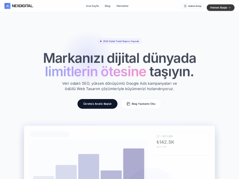 Preview for Digital Agency Landing Page Template
