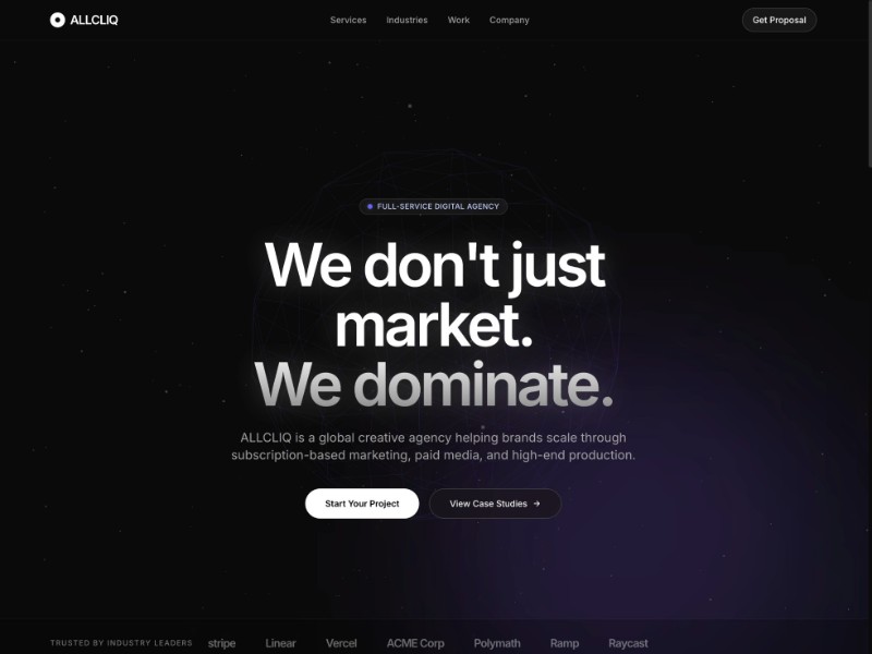 Preview for Digital Agency Landing Page Template