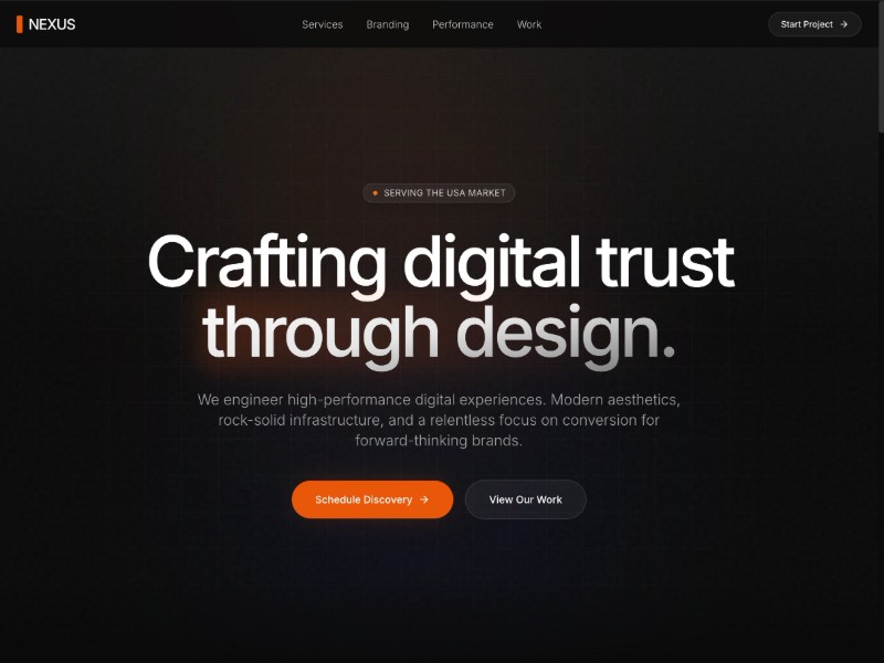 Preview for Digital Agency Landing Page Template