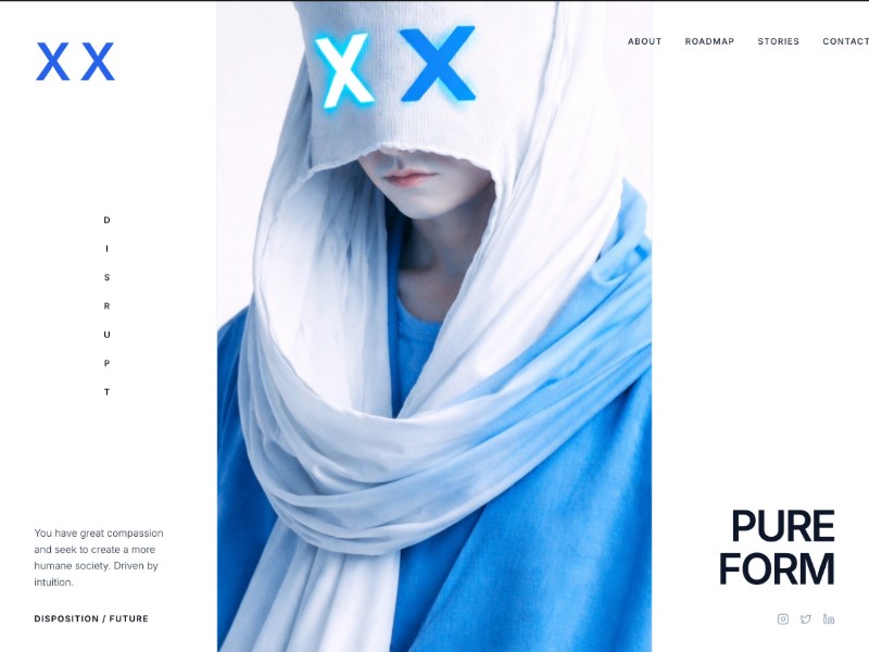 Preview for High-End Digital Experience Landing Page Template