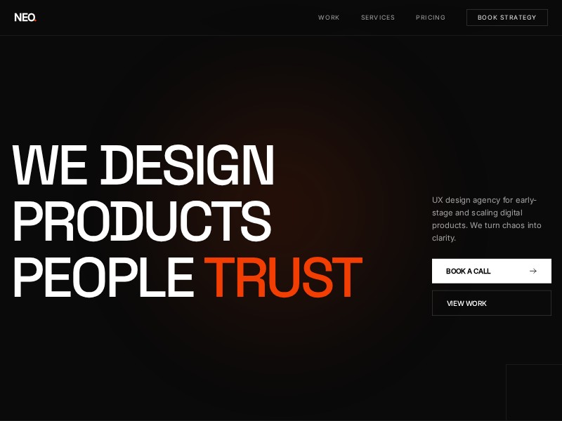 Preview for Digital Product Agency Landing Page Template