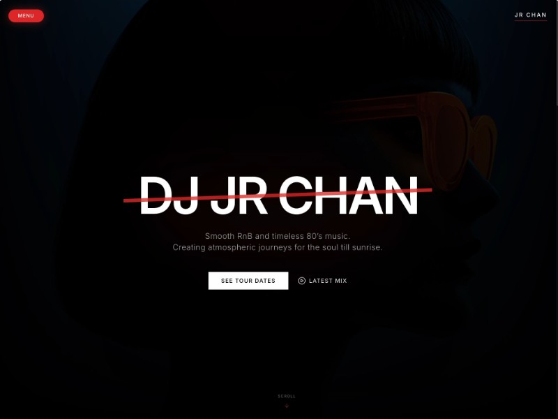 Preview for DJ & Music Artist Landing Page Template