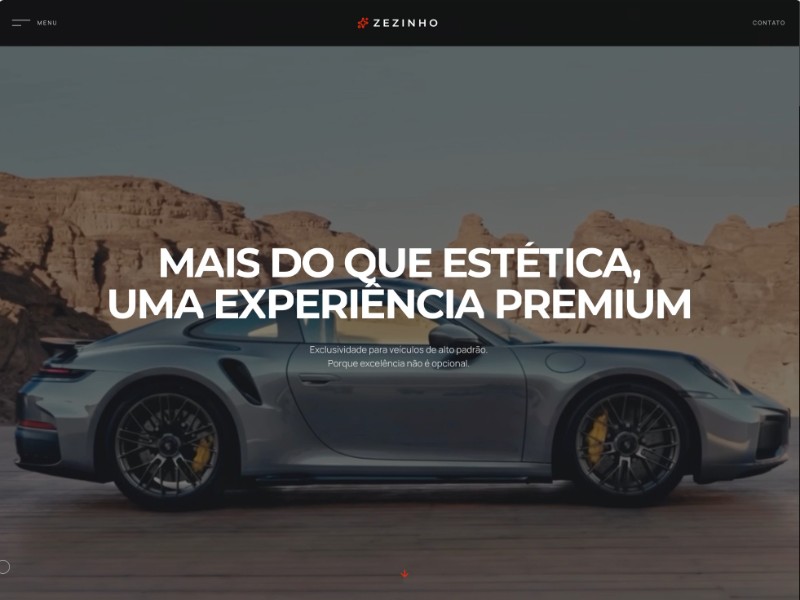 Preview for Luxury Auto Detailing Landing Page Template