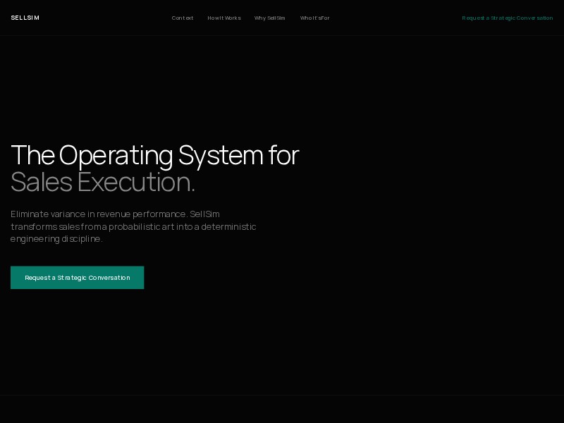 Preview for Enterprise Sales Execution Landing Page Template