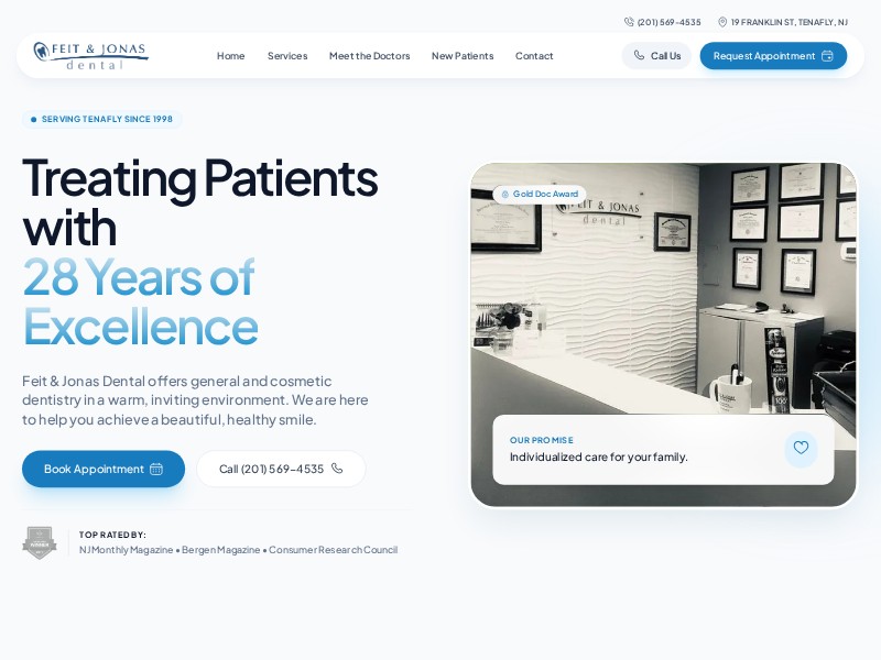 Preview for Dental Practice Landing Page Template