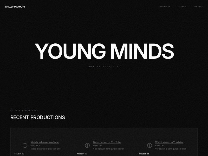 Preview for Video Production Portfolio Template