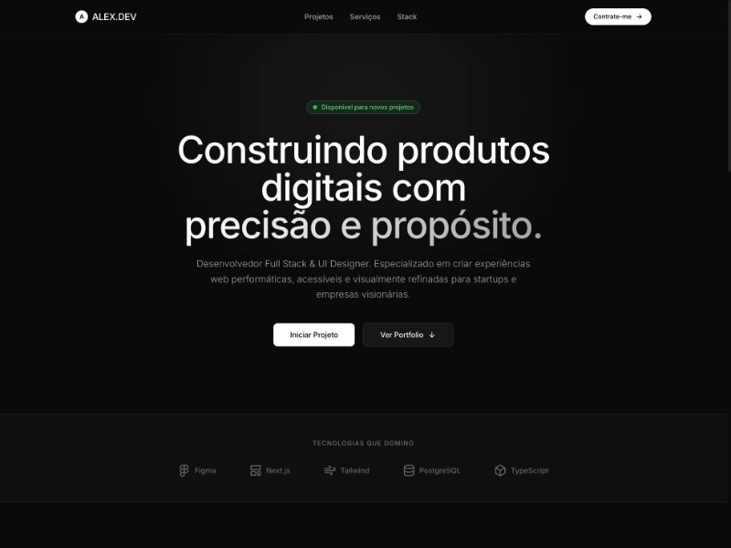 Preview for Freelancer Portfolio Landing Page Template