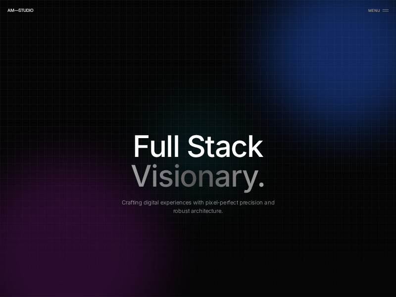 Preview for Full Stack Designer Portfolio Template