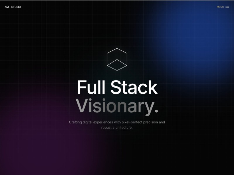 Preview for Full Stack Designer Portfolio Template