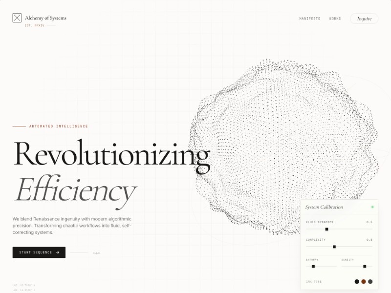 Preview for AI Systems Studio Landing Page Template