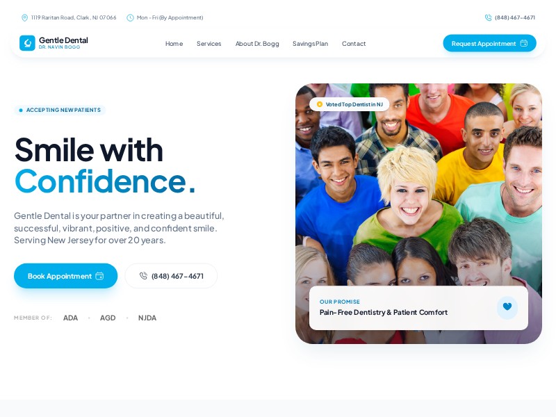 Preview for Dental Practice Landing Page Template