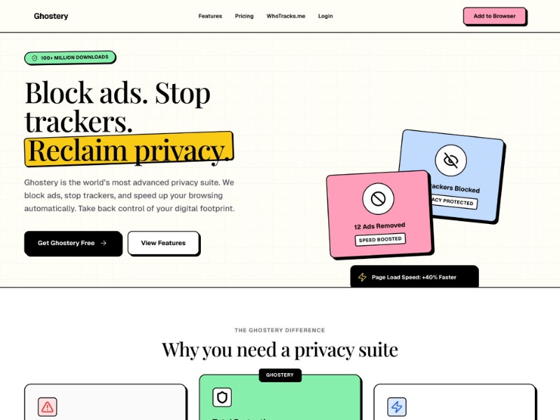 Preview for Ghostery Privacy Suite