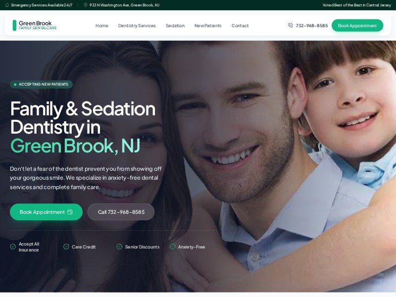 Preview for Dental Clinic Landing Page Template