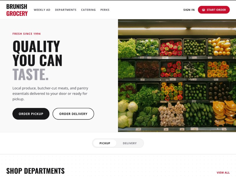 Preview for Brunish's Grocery Inc