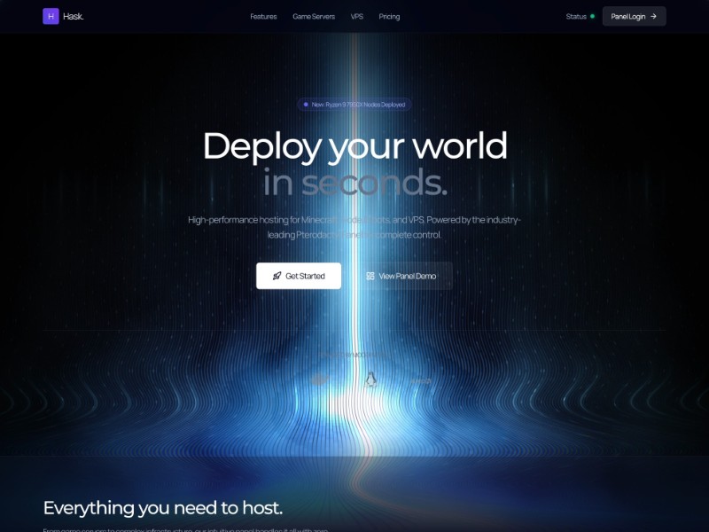 Preview for Hask Hosting