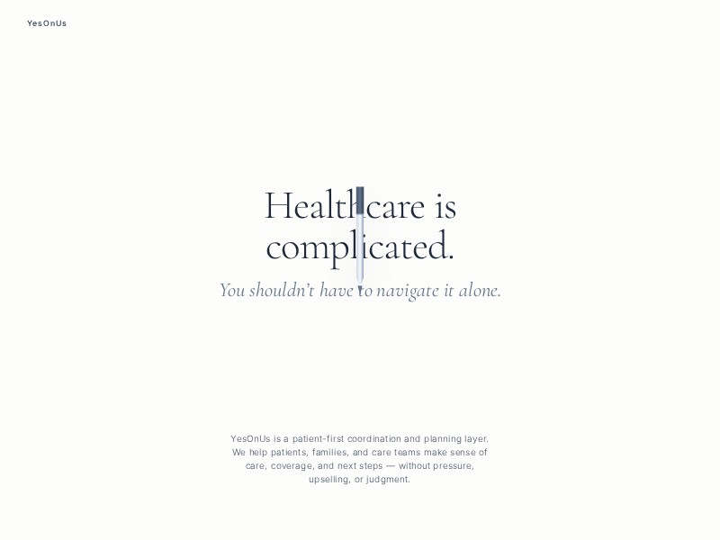 Preview for Healthcare Care Coordination Landing Page Template