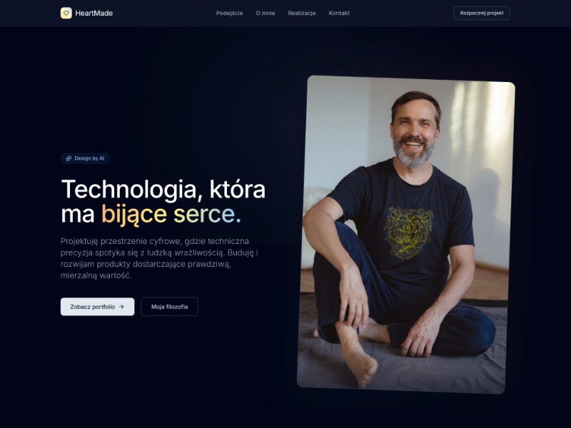 Preview for HeartMade Creative Studio Landing Page Template