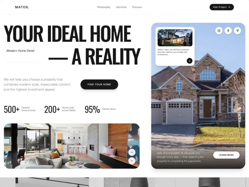 Preview for Home Remodeling Landing Page Template