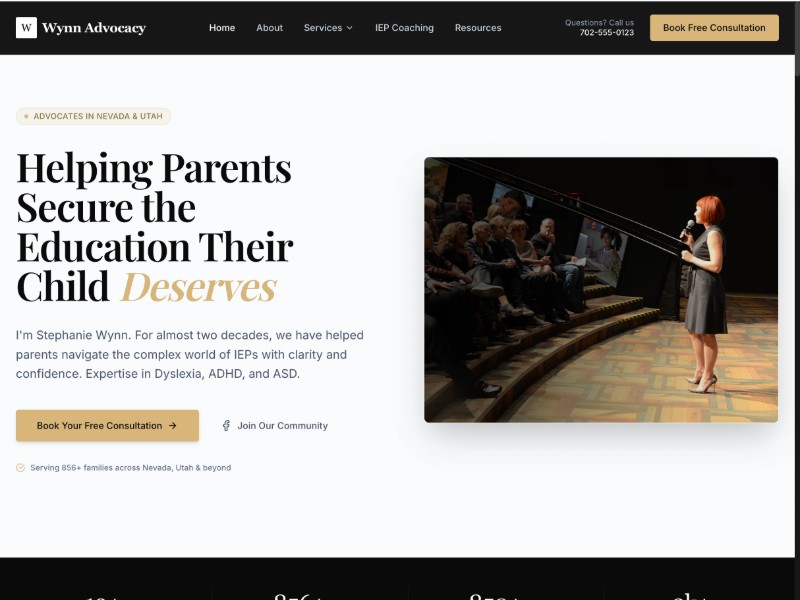 Preview for IEP Advocacy Services Landing Page Template