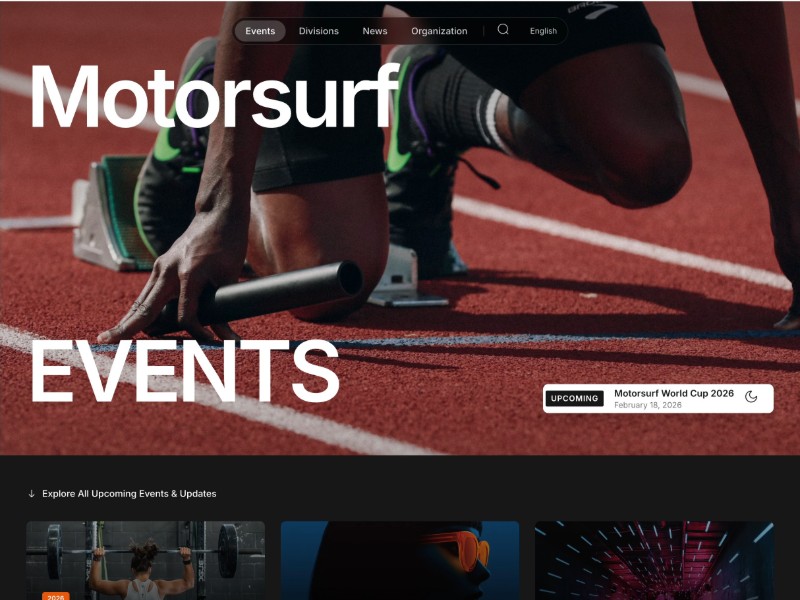Preview for Inclusive Sports Events Landing Page Template