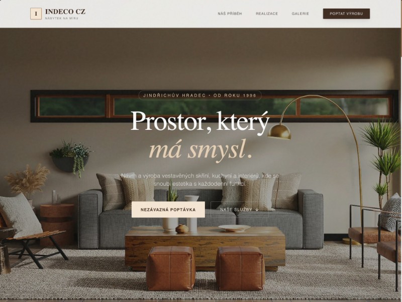 Preview for Custom Furniture Studio Landing Page Template