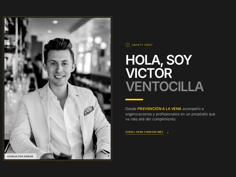 Preview for Industrial Safety Consultant Personal Site Template