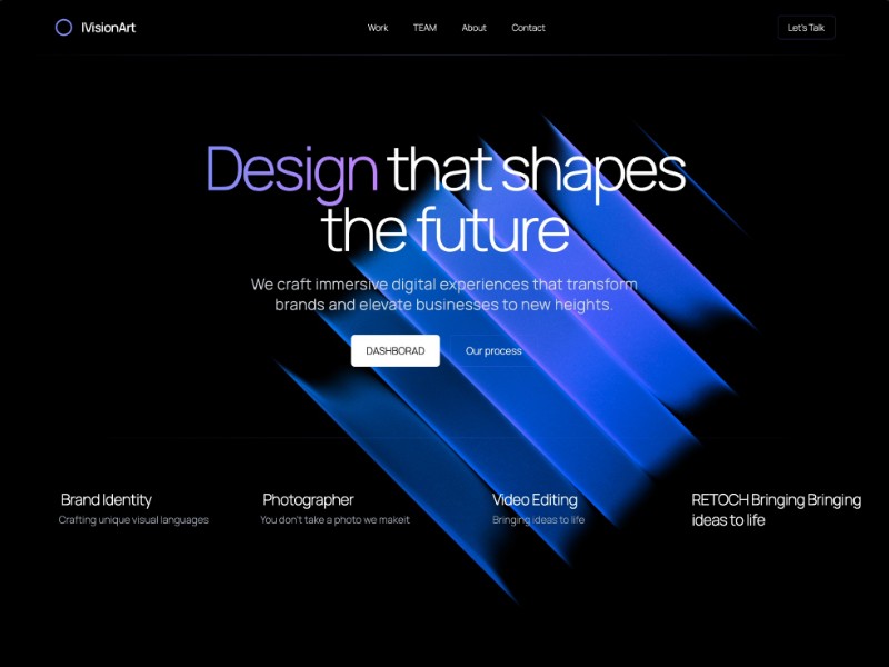 Preview for Design Agency Landing Page Template